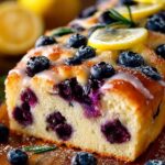Lemon Blueberry Focaccia Bread