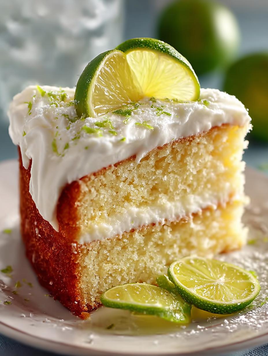 Lime Cake with Frosting