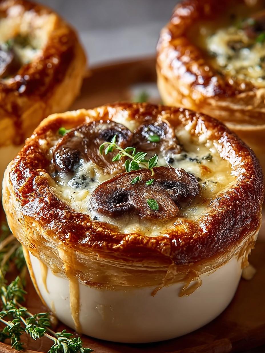 Mini Mushroom Gruyere Pot