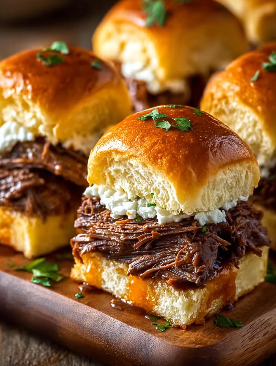 Mississippi Pot Roast Sliders