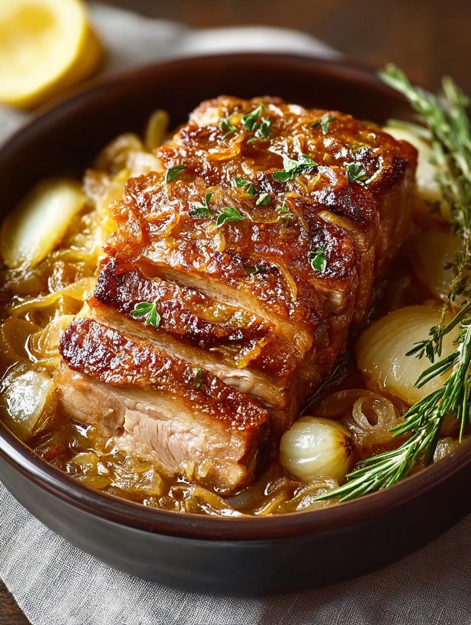 Mouthwatering Slow Cooker Pork and Sauerkraut Recipe - Mouthwatering Slow Cooker Pork - main visual representation