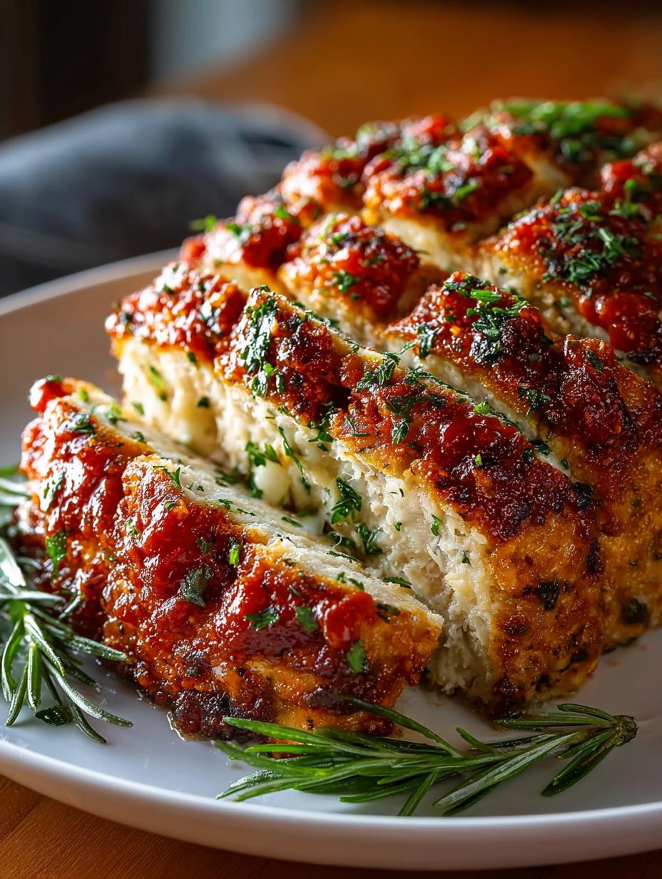 Parmesan Chicken Meatloaf Everyone