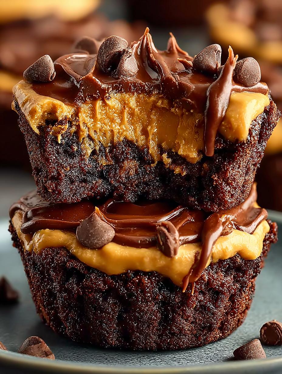 Indulgent Peanut Butter Brownie Cups: 12 Delightful Treats 4 Indulgent Peanut Butter Brownie Cups: 12 Delightful Treats - Peanut Butter Brownie Cups - main visual representation