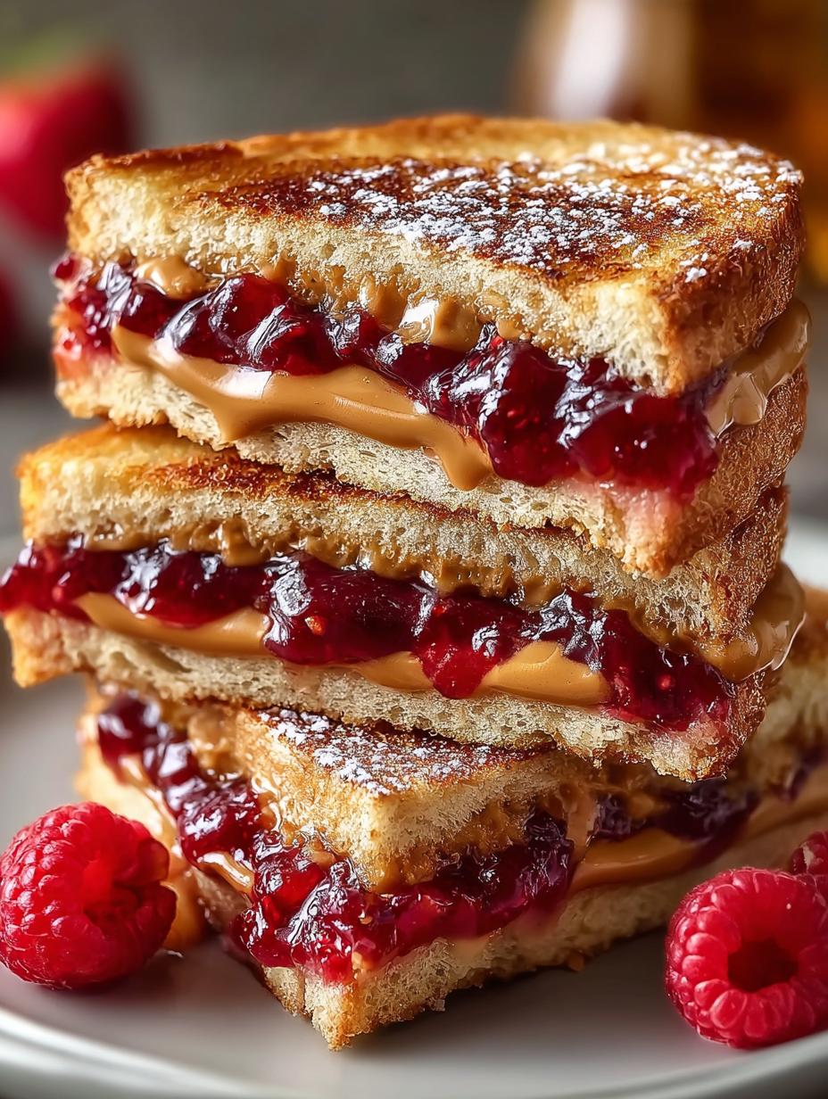 Peanut Butter Jelly Stuffed