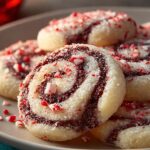 Peppermint Swirl Cookies Festive