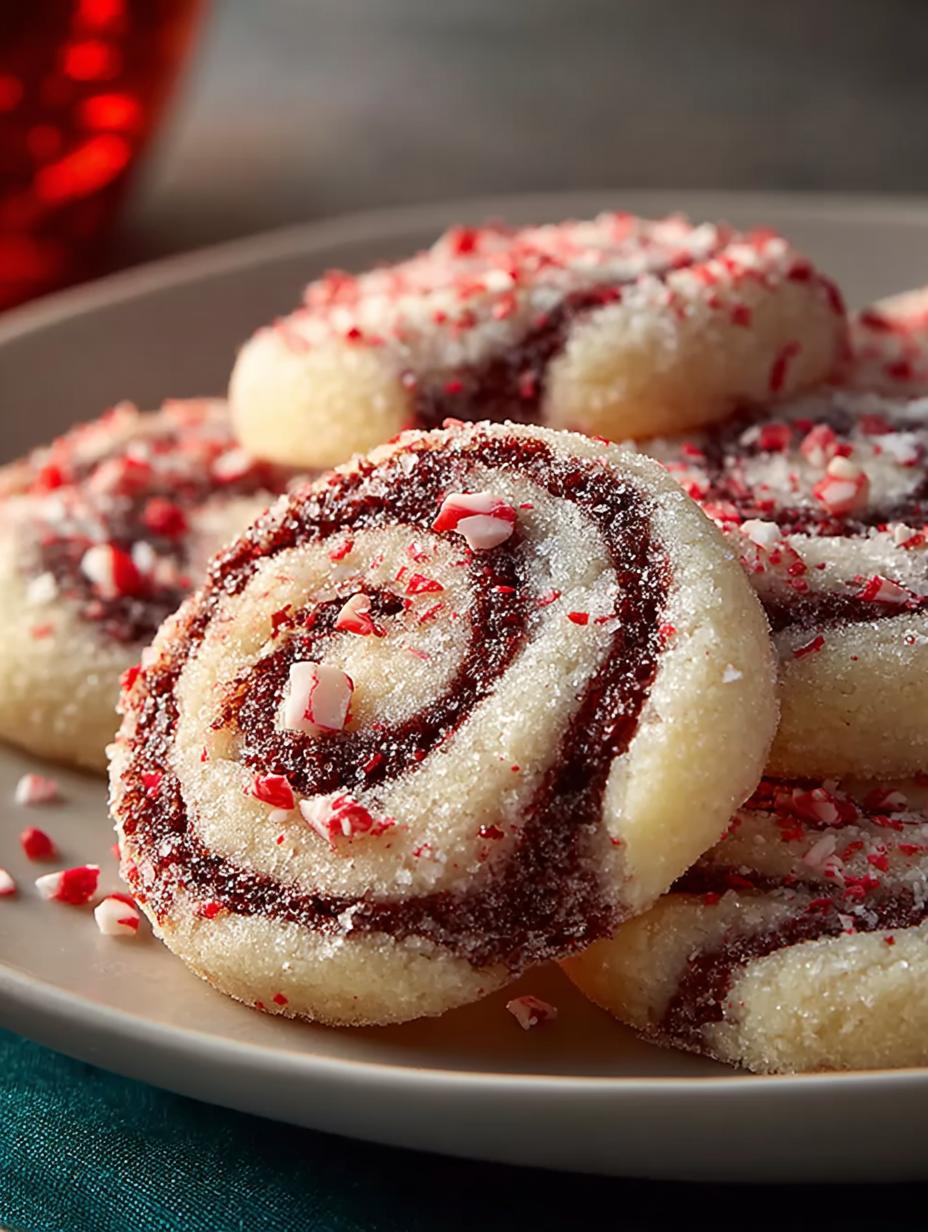 Peppermint Swirl Cookies Festive