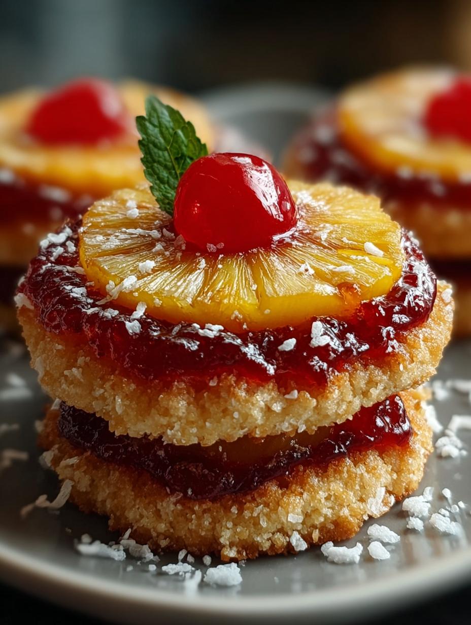 Pineapple Upside Down Sugar Cookies to Brighten Your Day - Pineapple Upside Down Sugar - additional detail