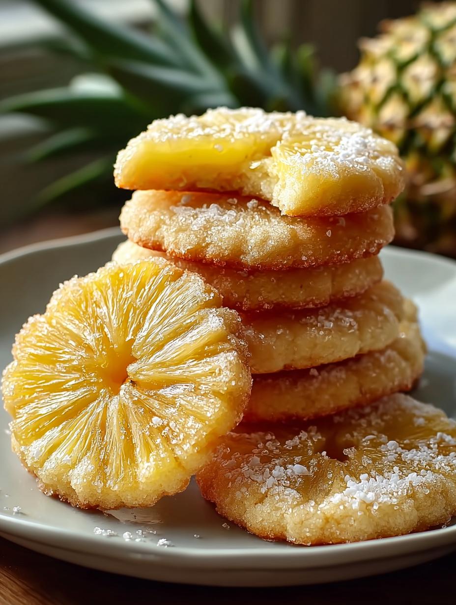 Pineapple Upside Sugar Cookies: A Sweet Delight 5 Pineapple Upside Sugar Cookies: A Sweet Delight - Pineapple Upside Sugar Cookies - additional detail