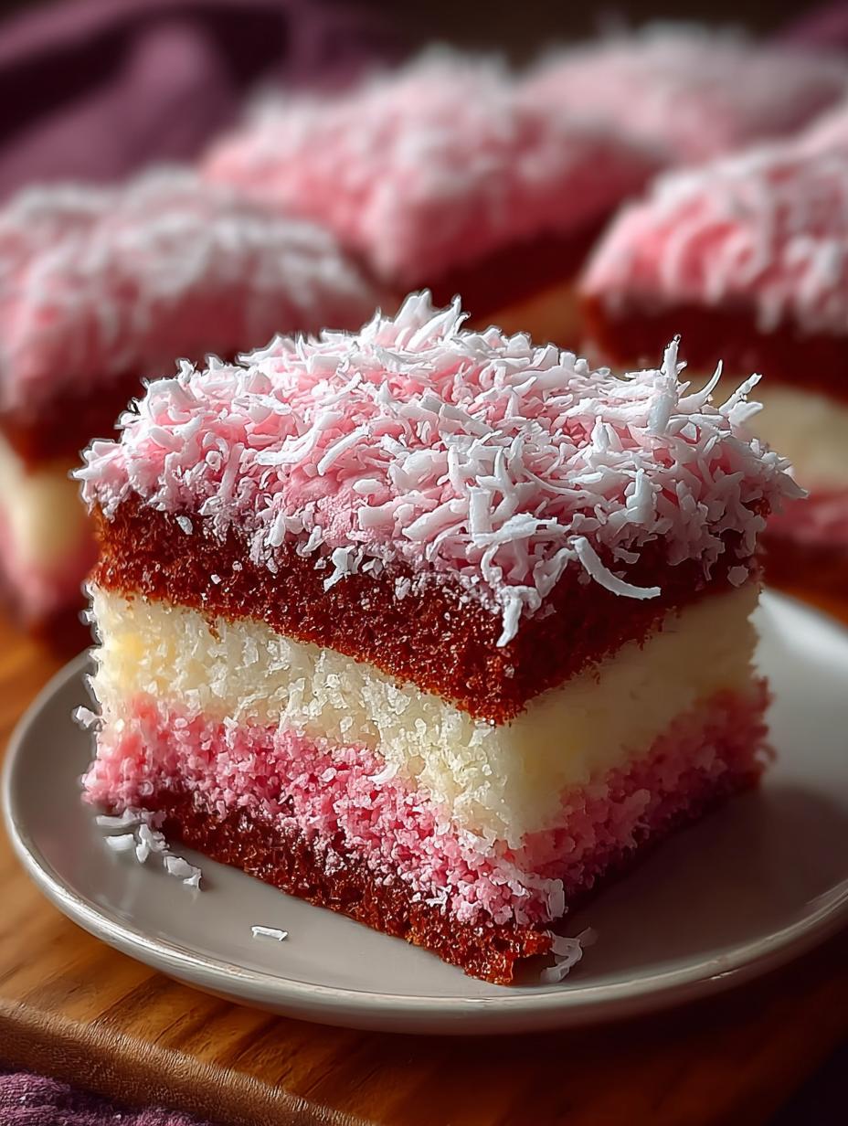 Pink Coconut Snowball Cake