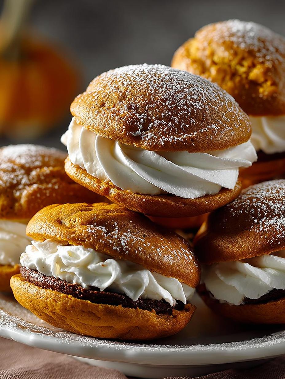 Delicious Pumpkin Cream Whoopie Pies You Must Try 4 Delicious Pumpkin Cream Whoopie Pies You Must Try - Pumpkin Cream Whoopie Pies - main visual representation