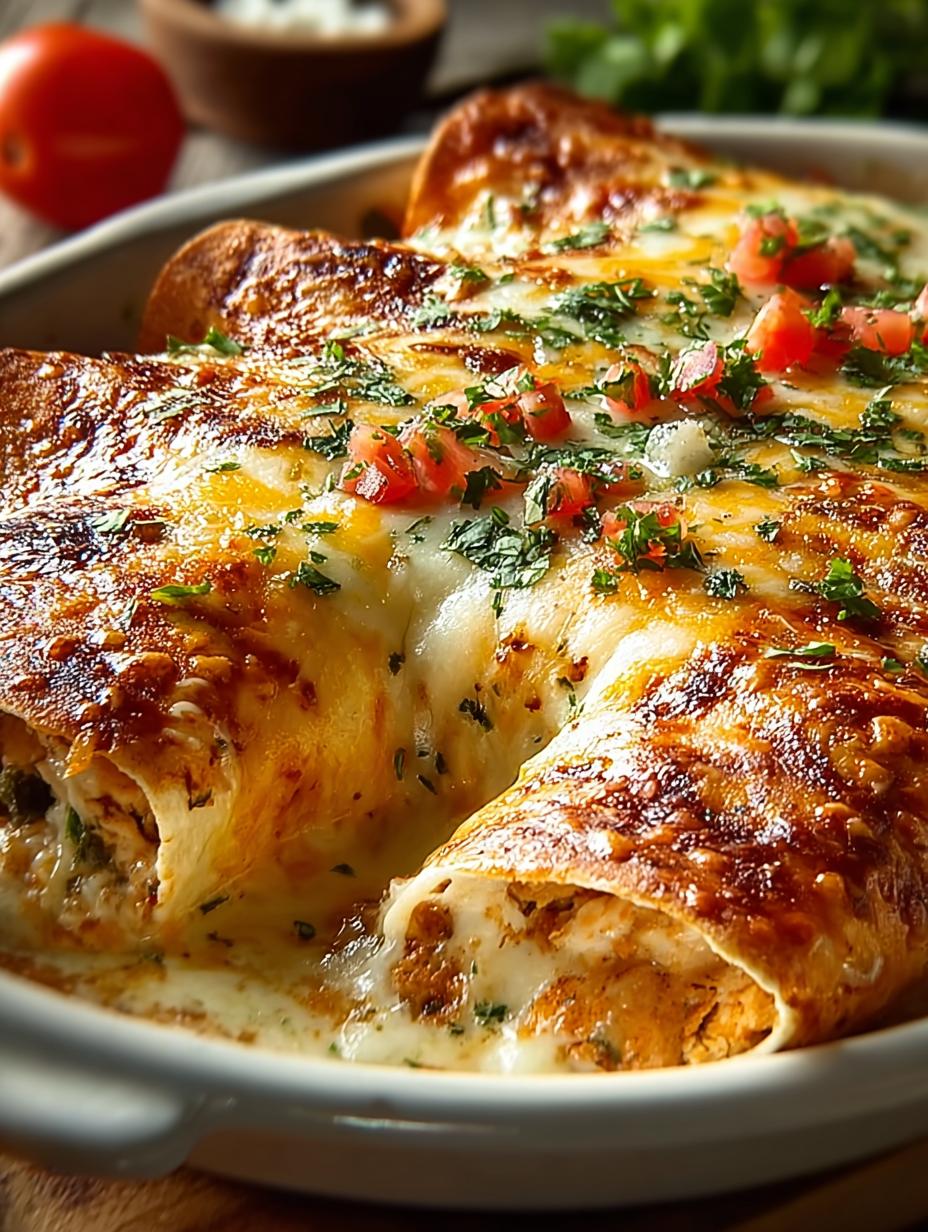 Delicious Queso Chicken Enchiladas for Cozy Dinners - Queso Chicken Enchiladas - additional detail