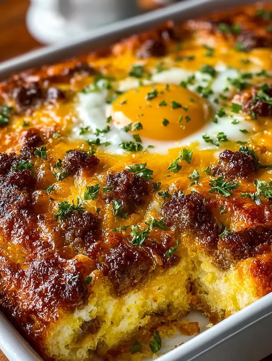 Delicious Sausage Egg Breakfast Casserole for Cozy Mornings - Sausage Egg Breakfast Casserole - main visual representation