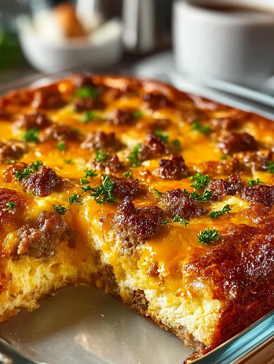 Sausage Egg Breakfast Casserole
