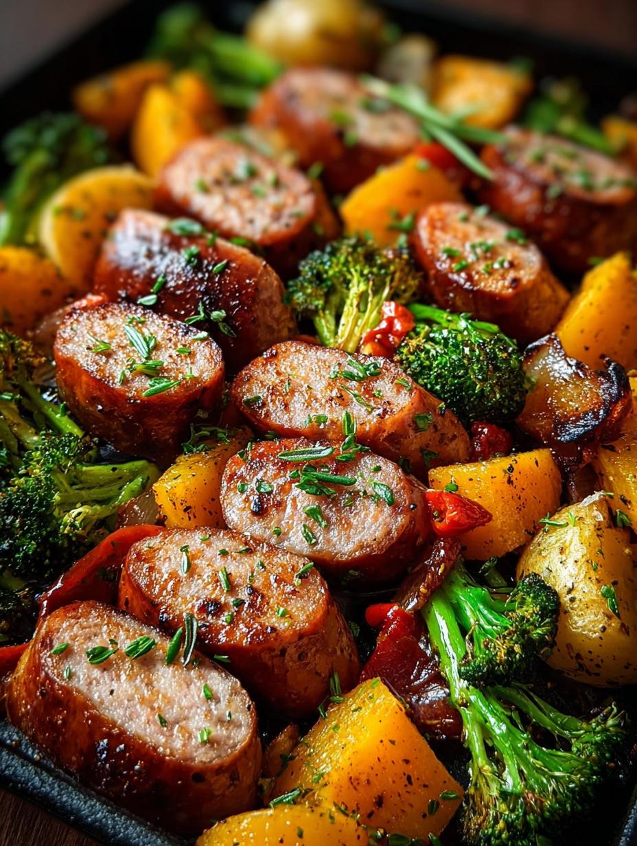 Sheet Pan Sausage Sweet