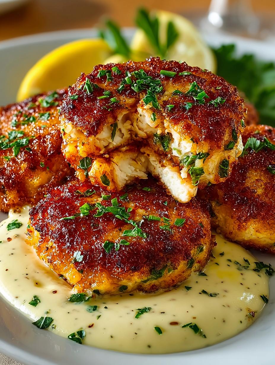 Delicious Shrimp Cakes with Lemon and Lemon Aioli - Shrimp Cakes with Lemon - additional detail