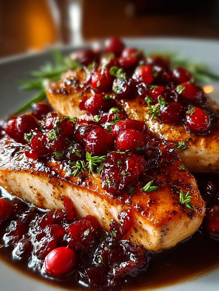 Slow Cooker Cranberry Chicken
