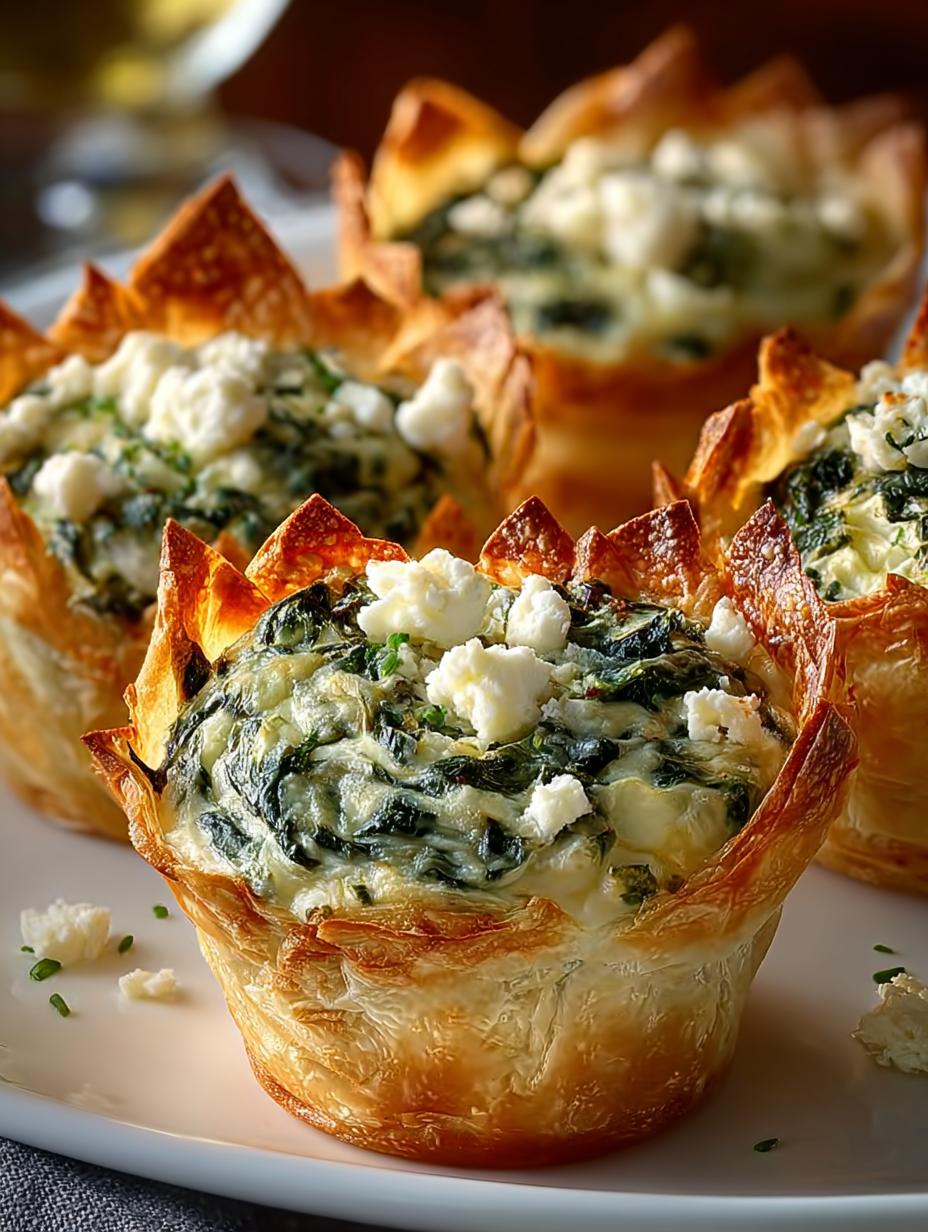 Spinach Artichoke Dip Cups