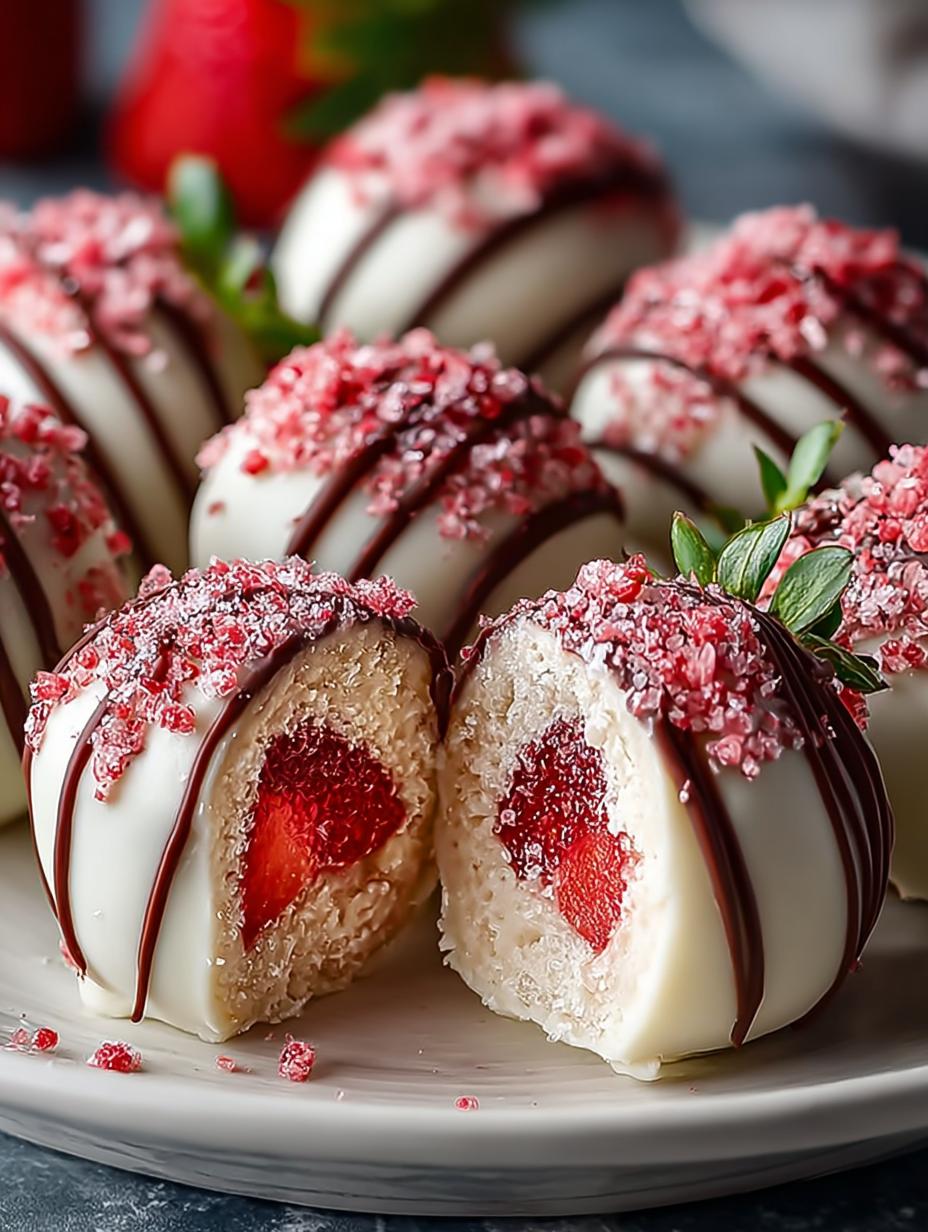 Strawberry Cheesecake Truffle Balls: 5 Irresistible Treats - Strawberry Cheesecake Truffle Balls - main visual representation