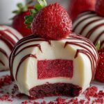 Strawberry Velvet Cheesecake Truffle