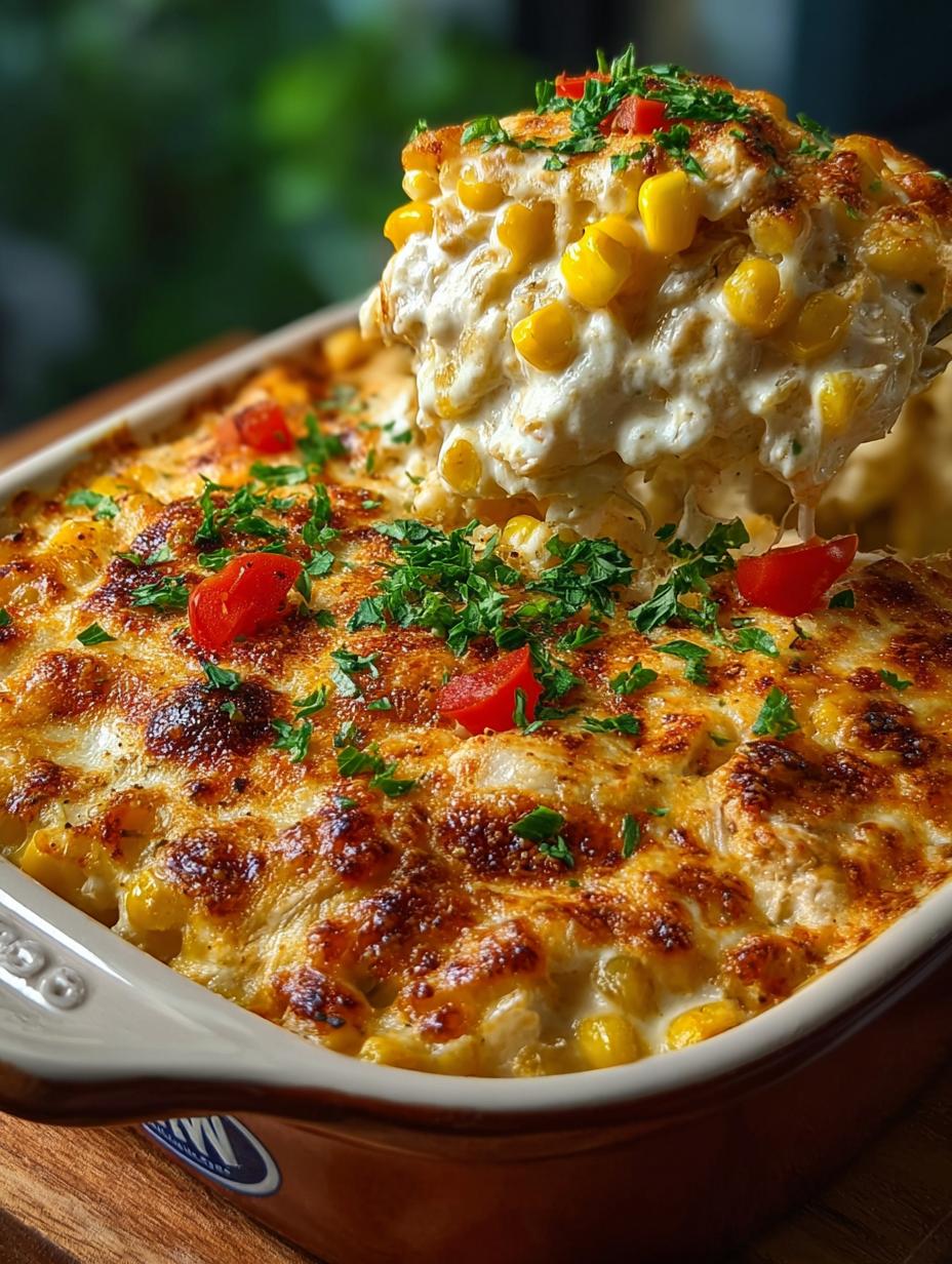 Street Corn Chicken Casserole
