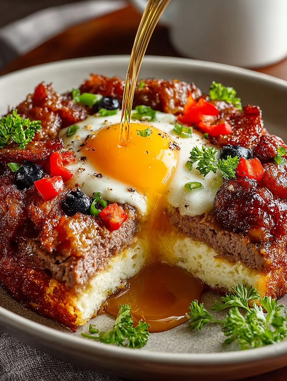 Sweet Maple Beef Breakfast Casserole for Cozy Mornings - Sweet Maple Beef Breakfast - main visual representation