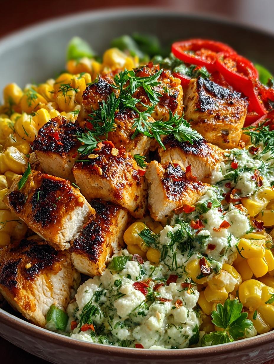 Tasty Street Corn Chicken Bowl: 30-Minute Delight - Tasty Street Corn Chicken - additional detail