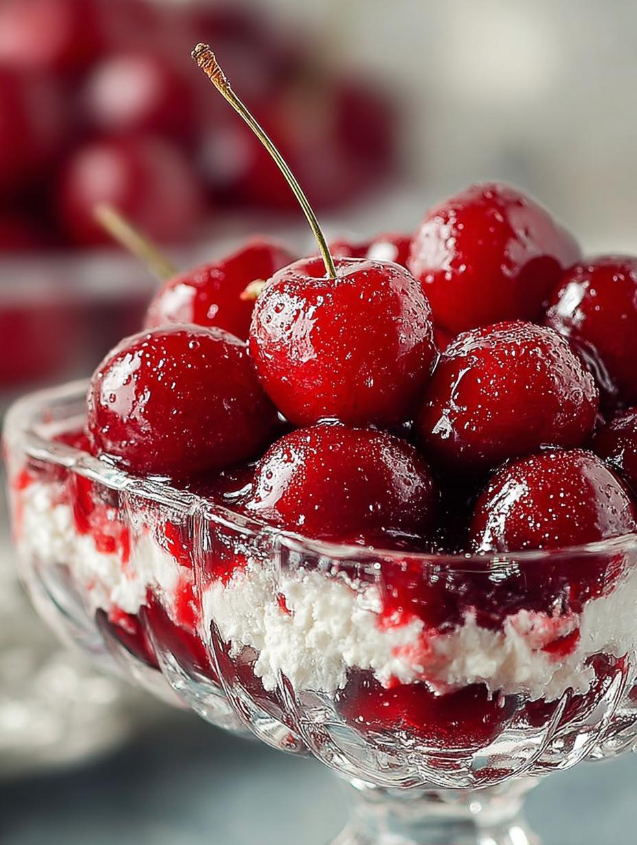 Vintage Cherries Snow