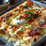 White Chicken Enchiladas with
