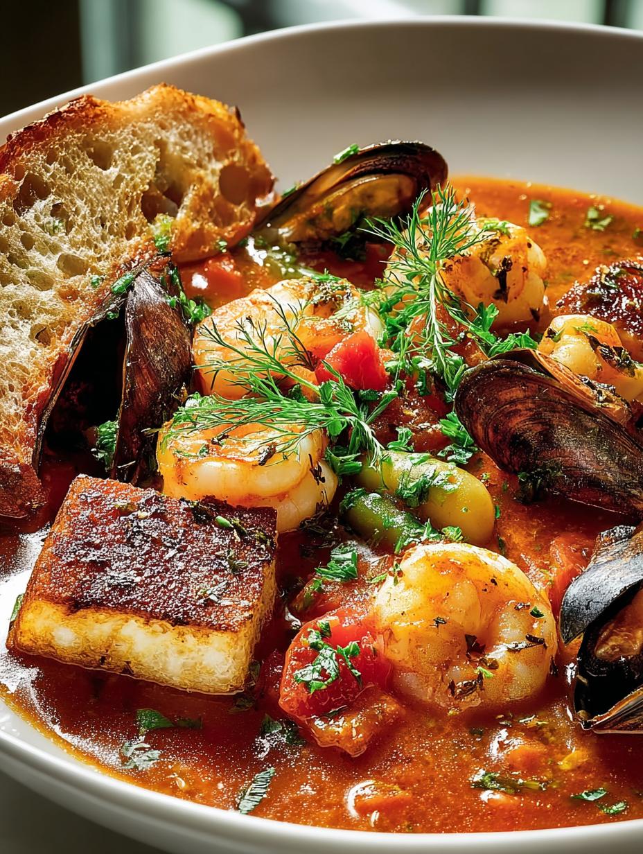 Delicious Bouillabaisse French Seafood Stew Recipe - Bouillabaisse French Seafood Stew - additional detail