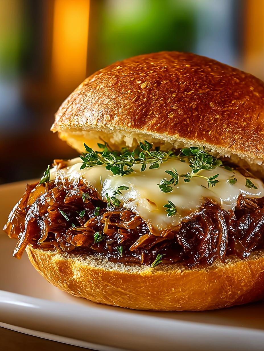 French Onion Beef Sloppy Joes: 5 Gourmet Tips - French Onion Beef Sloppy - main visual representation