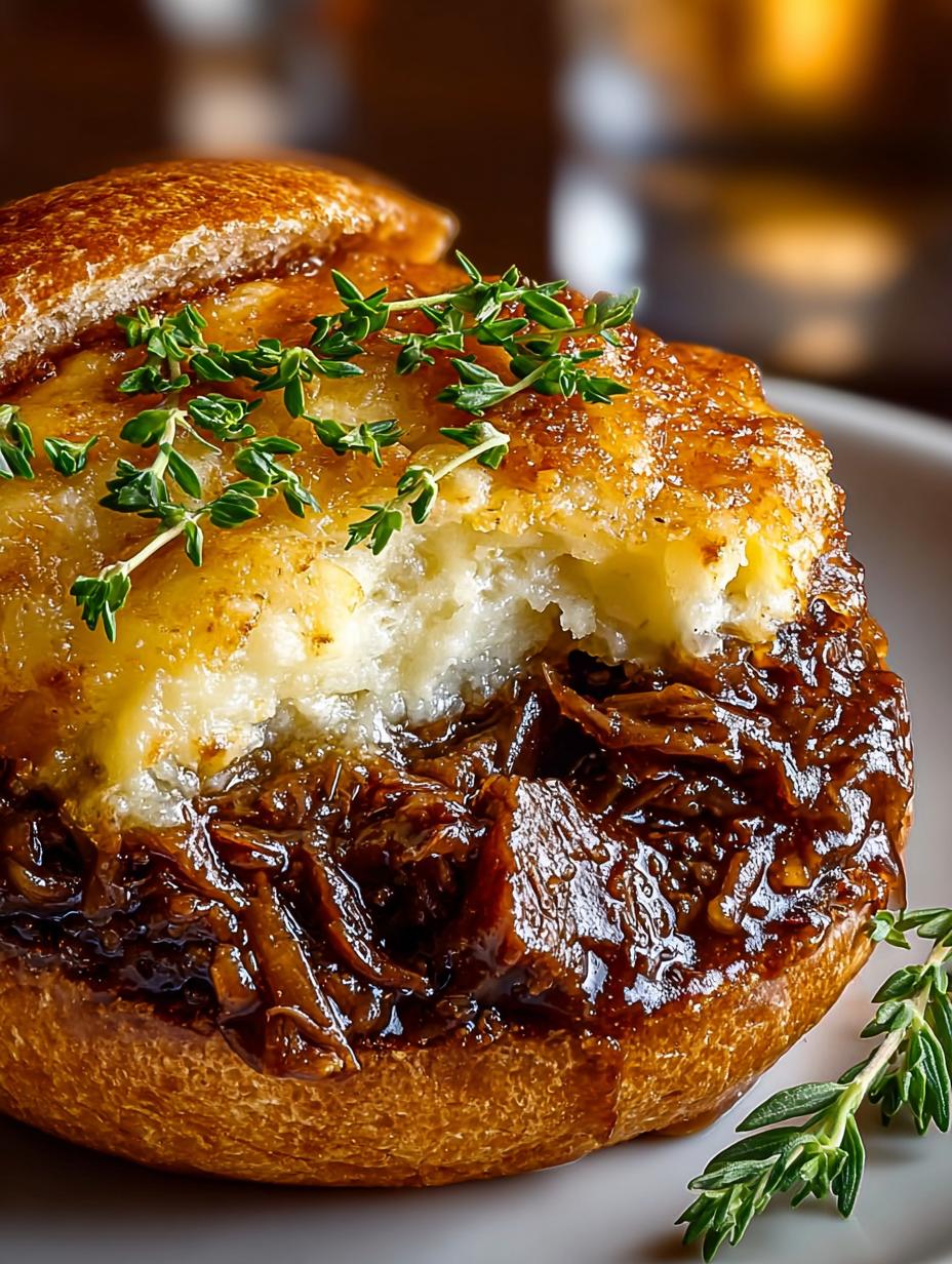 French Onion Beef Sloppy