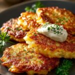 German Potato Pancakes Crispy