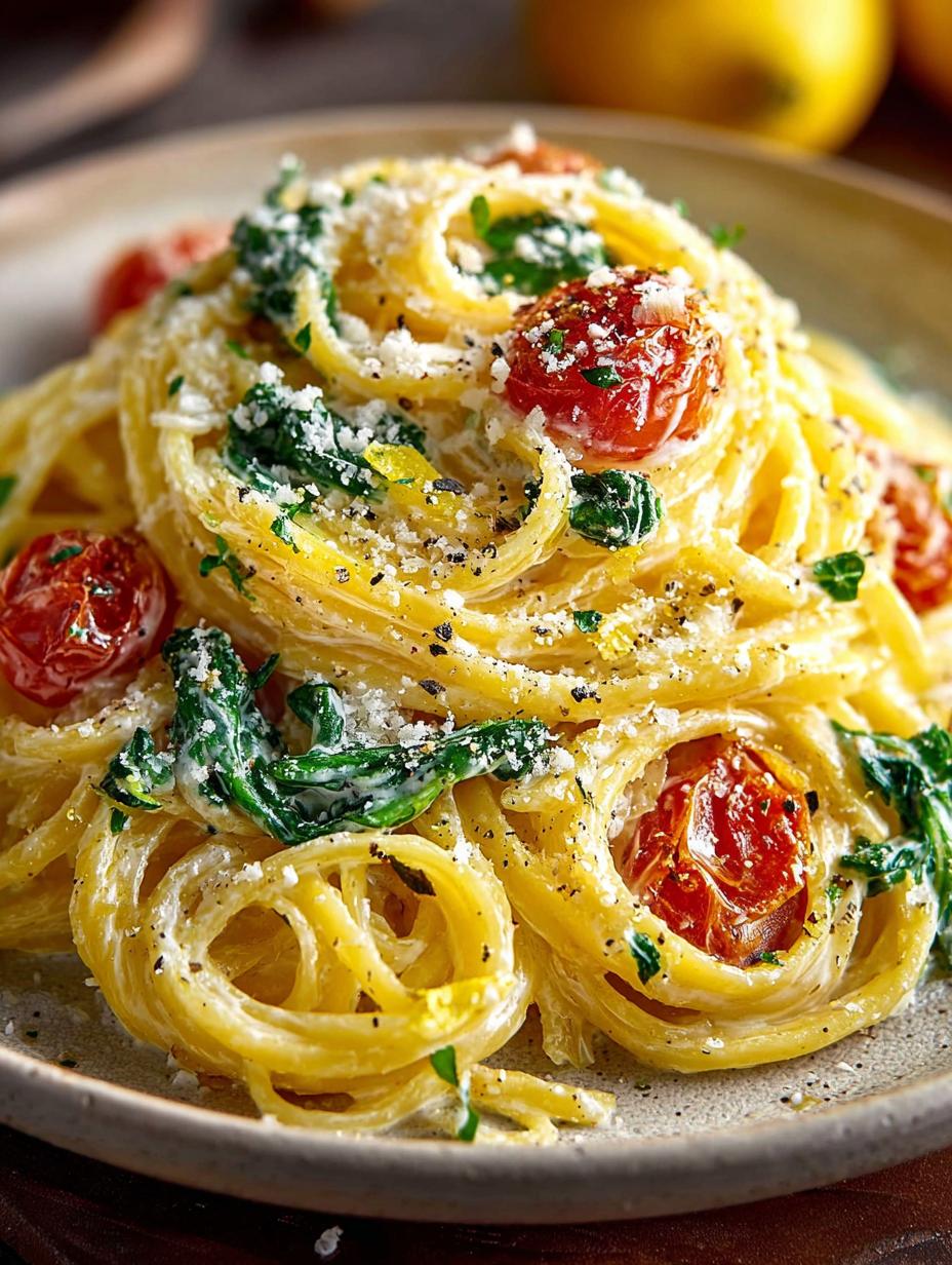 Lemon Ricotta Pasta with Spinach: 10-Minute Creamy Delight - Lemon Ricotta Pasta with - additional detail