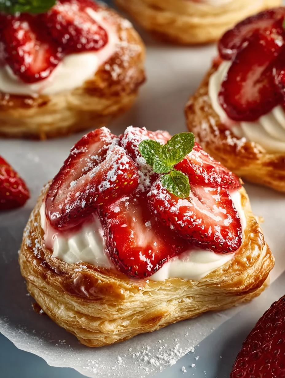 Strawberry Cream Cheese Pastries
