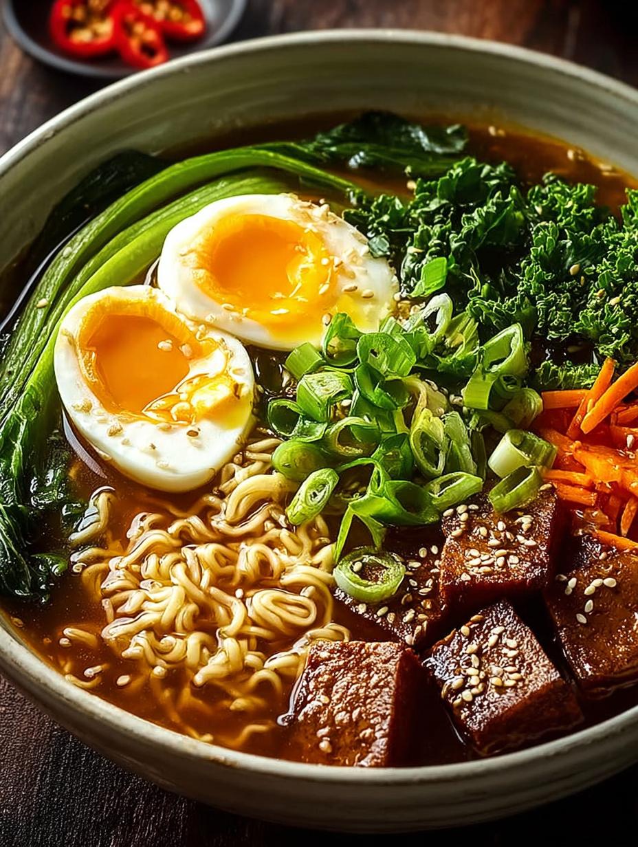 Vegan Ramen Noodles: 5 Steps to a Delicious Vegan Dish 4 Vegan Ramen Noodles: 5 Steps to a Delicious Vegan Dish - Vegan Ramen Noodles - main visual representation